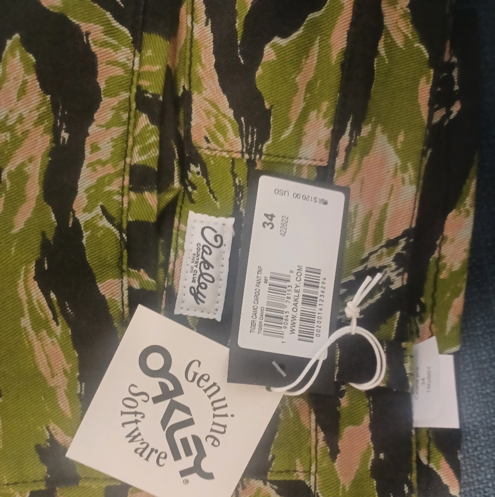 Oakley Tiger Camo TNP Pants Brand New With Tags